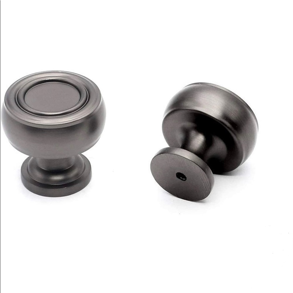 14 Count Antique Round Solid Cabinet Knobs